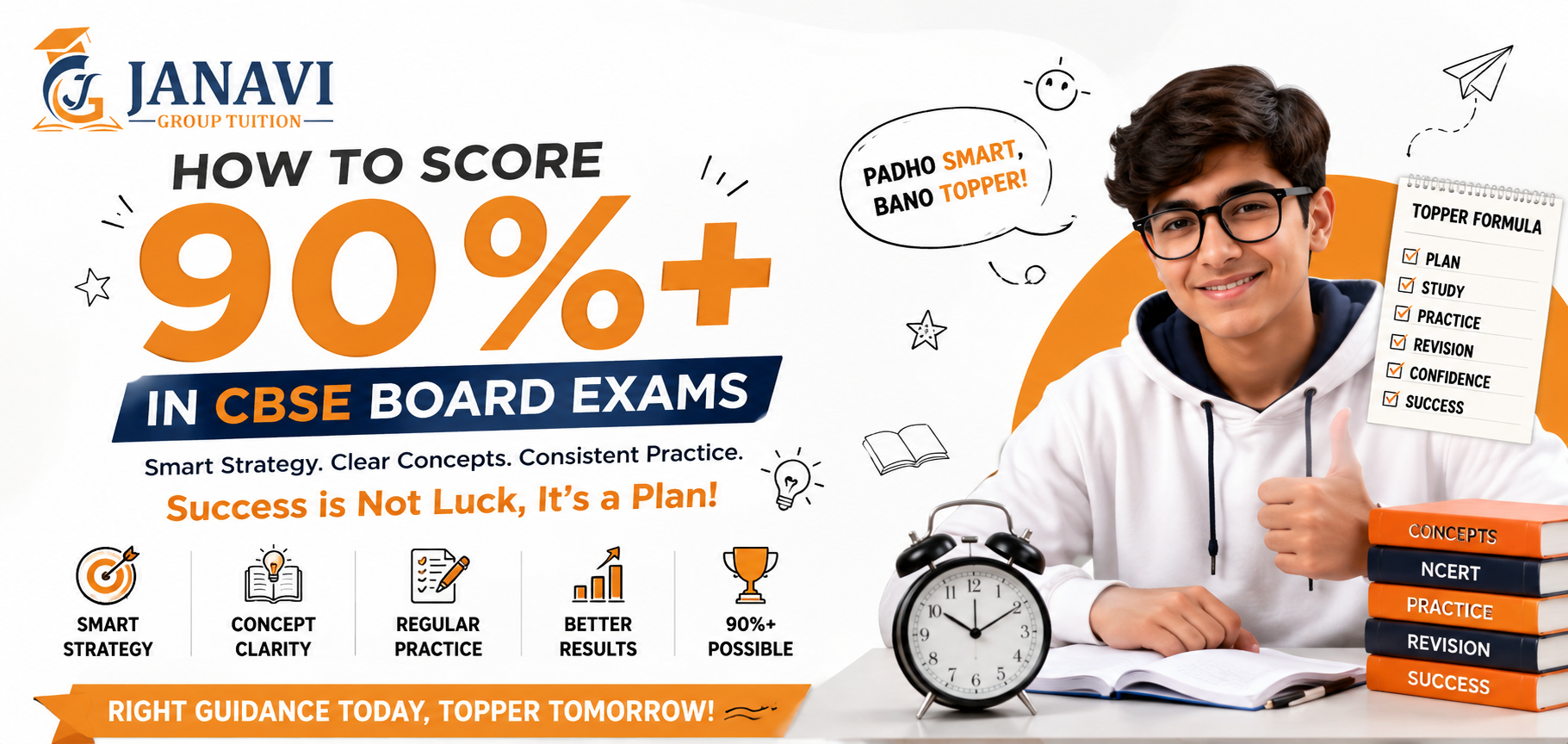 How to Score 90%+ in CBSE Board Exam